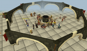 The grand exchange of the Runescape